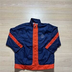 Nike vintage 90s Blue and Orange Sports Jacket Youth Medium